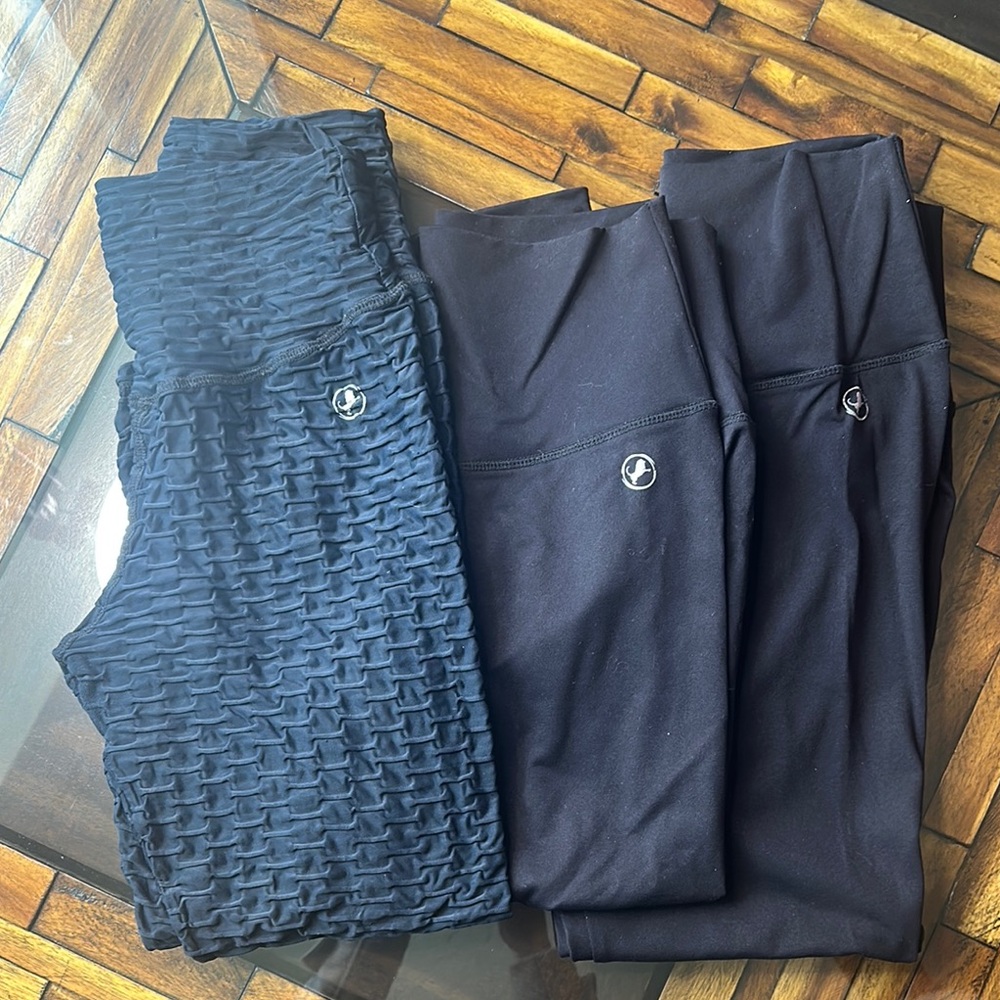 3 Pair Black Leggings by ABS2B